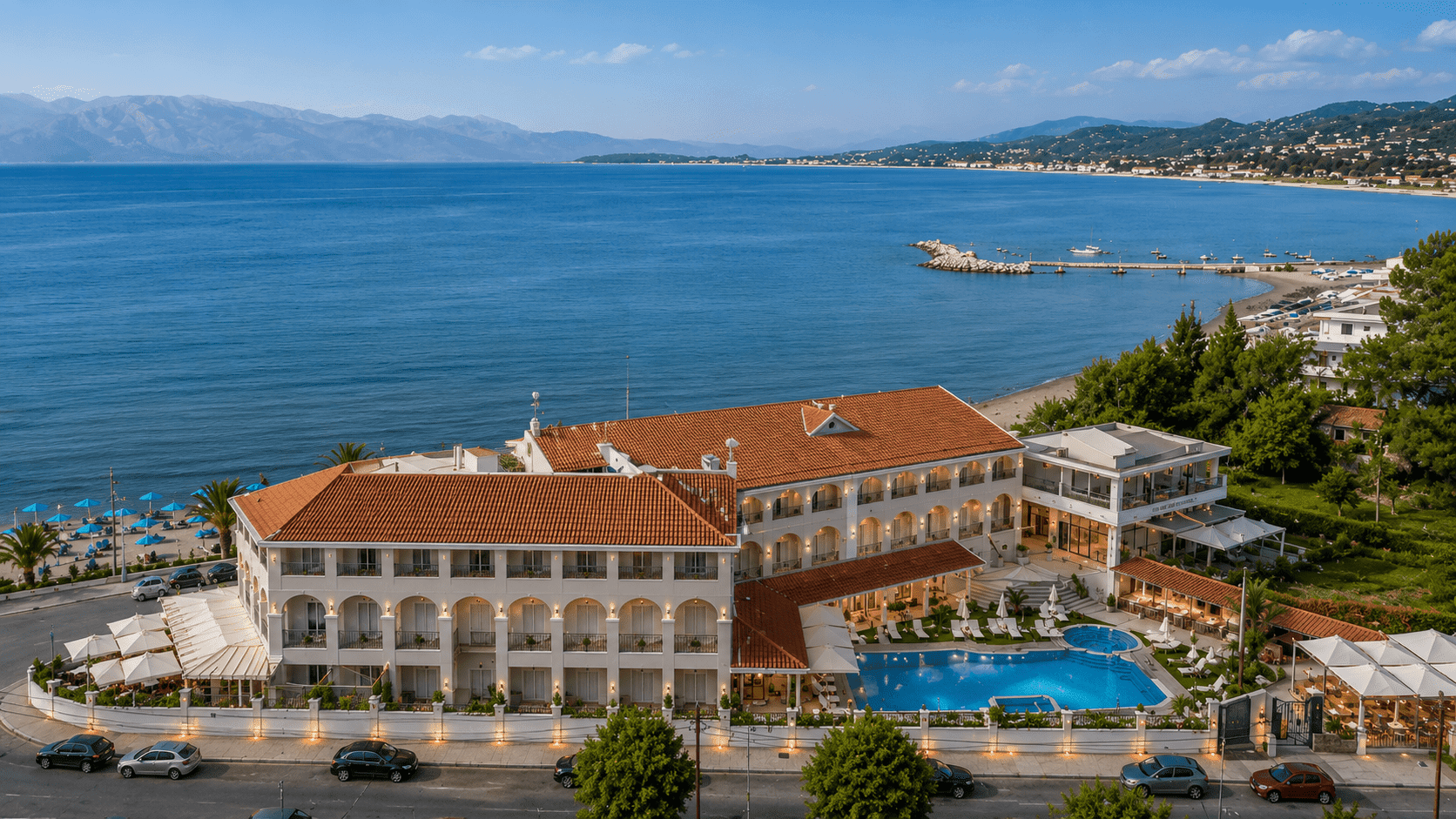 APHRODITE BEACH HOTEL Nestivo Hospitality | Properties management company in Corfu Greece | Corfu Villas, Boutique Hotels and Airbnb E-Sales & Reservations