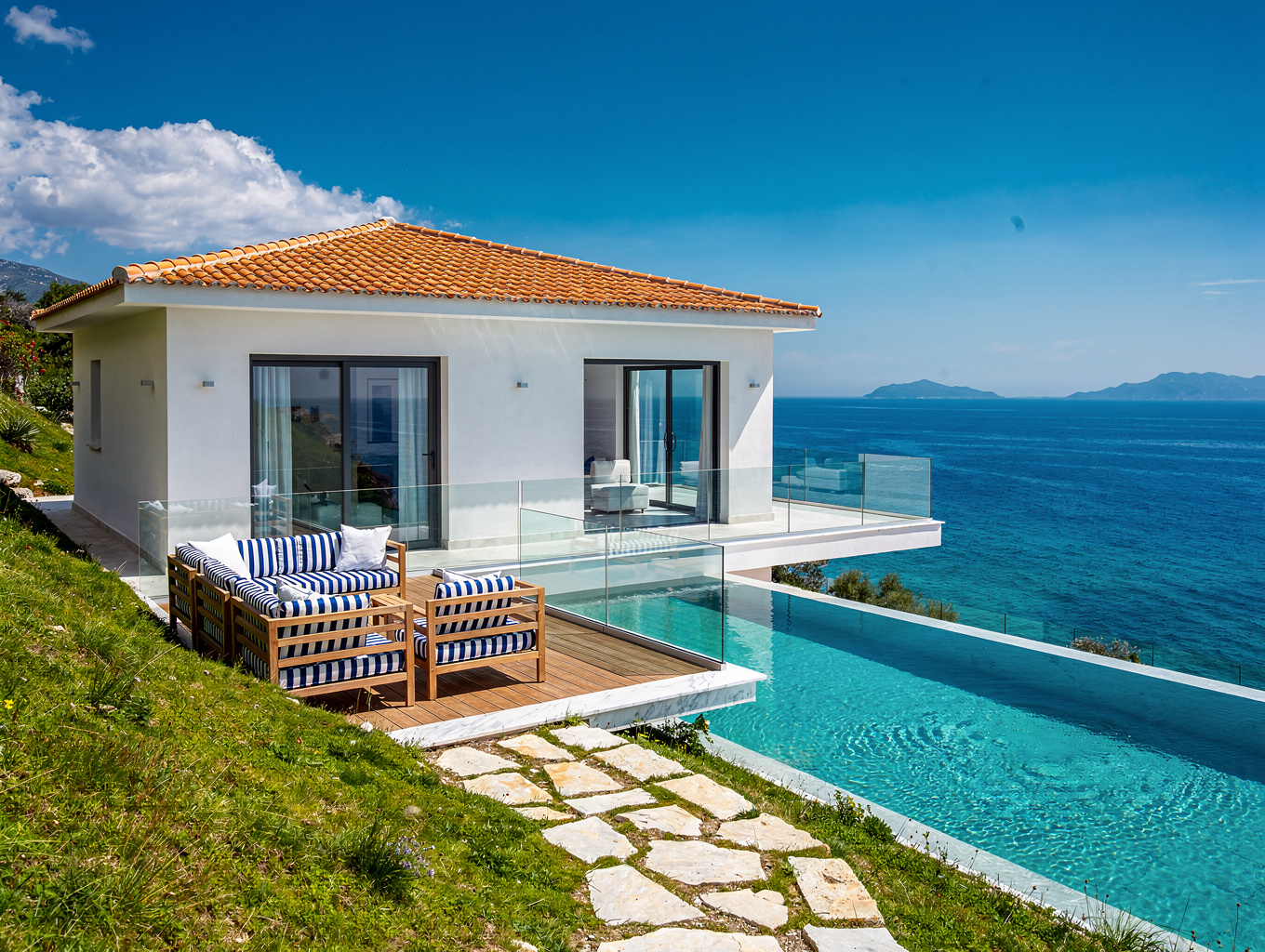 Kassiopi Seafront Elegant Apartments Nestivo Hospitality | Properties management company in Corfu Greece | Corfu Villas, Boutique Hotels and Airbnb E-Sales & Reservations