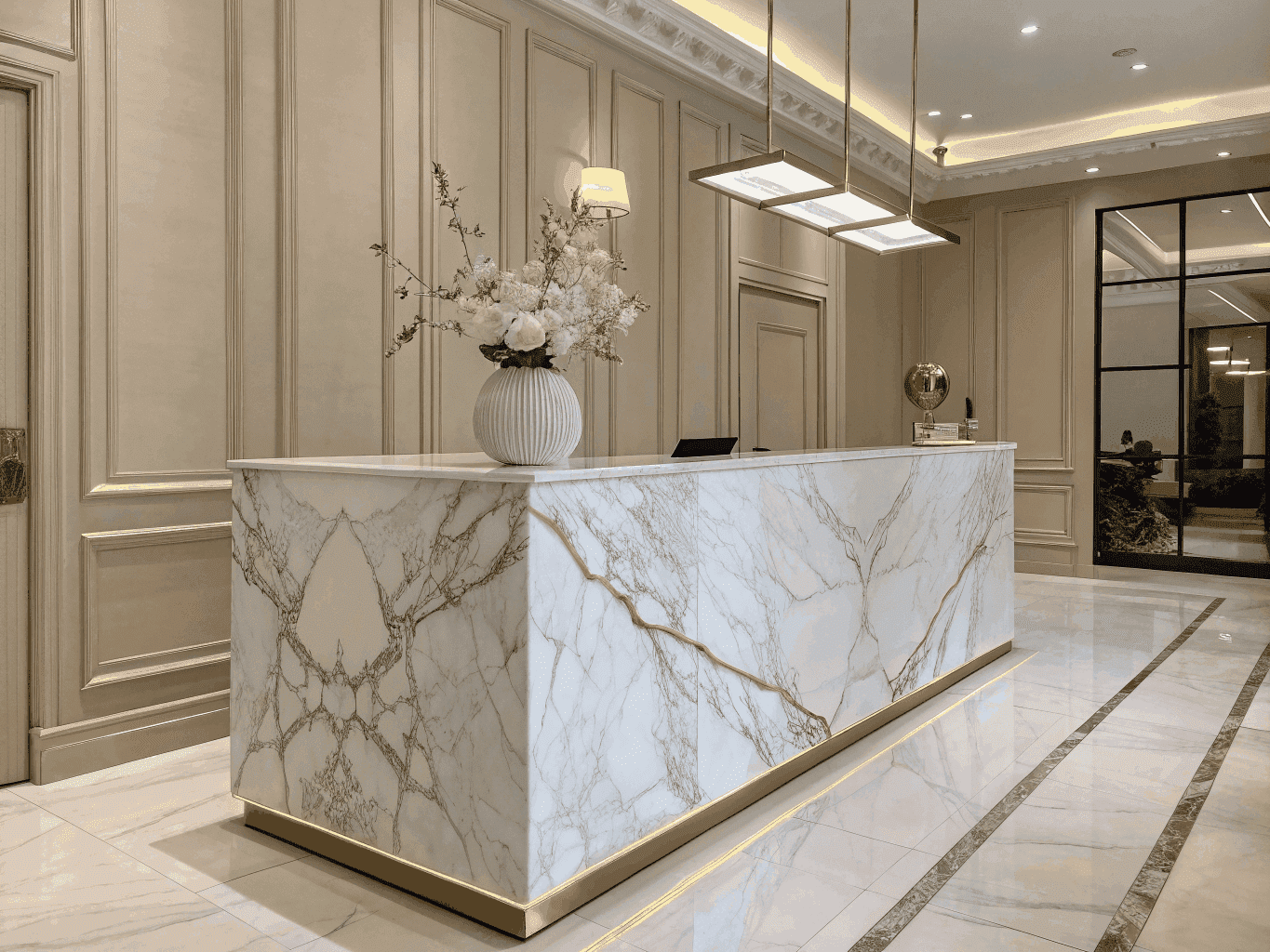 Luxury hotel overlooking the Ionian sea
