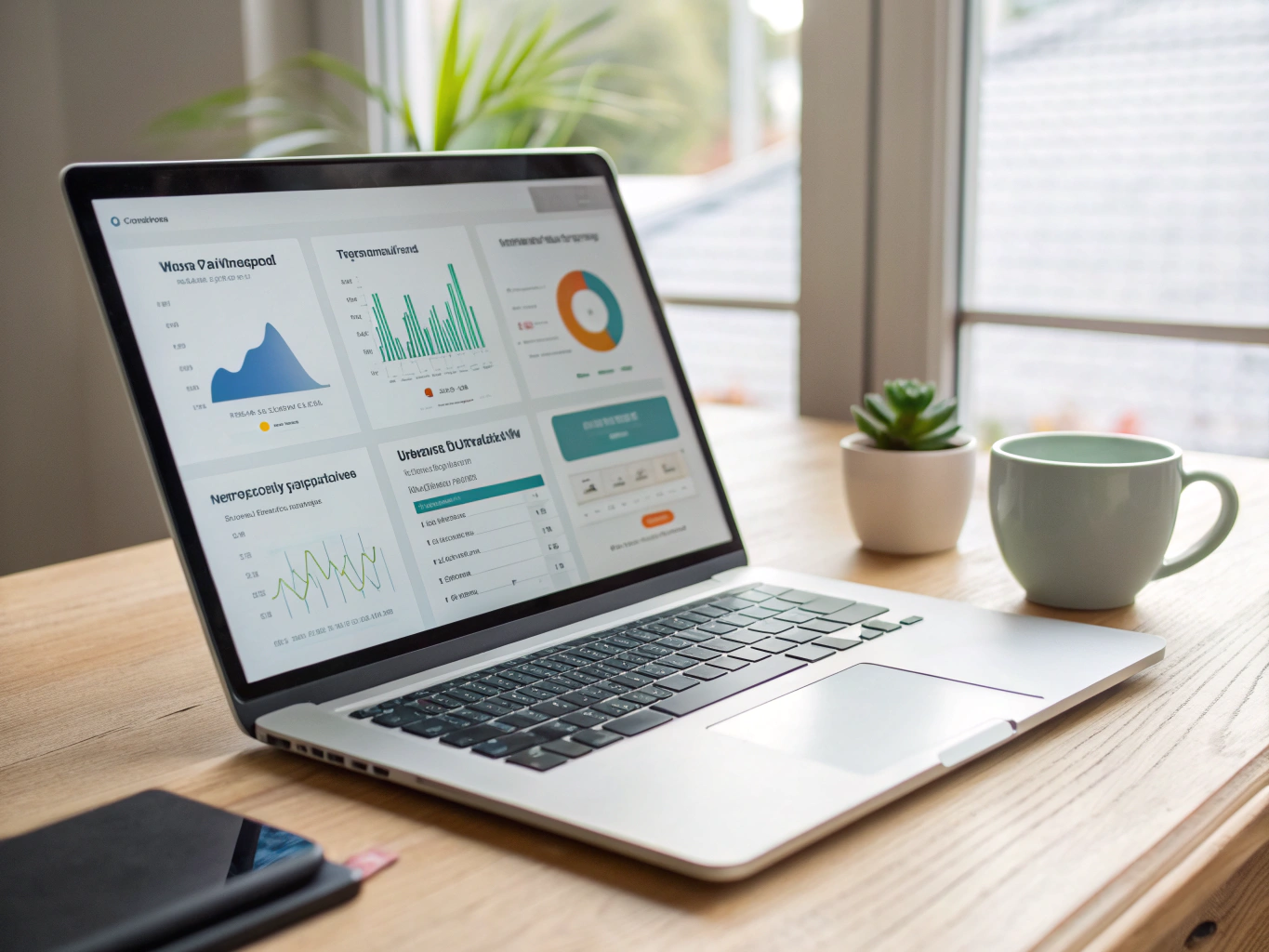 Analytics dashboard showing conversion rate improvements